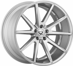 Roue en magnésium forgé usiné en argent