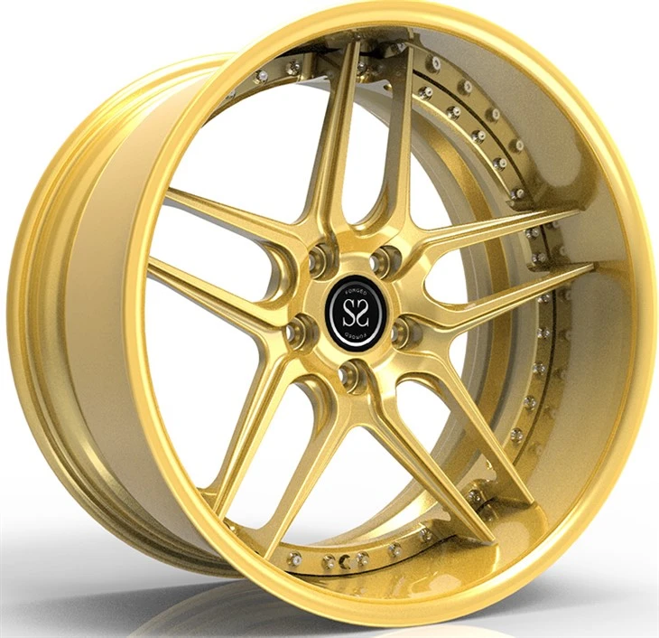 Jantes forgées personnalisées 2 pièces de 18 pouces 5x114,3 pour Shelby Cobra 1967