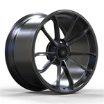 Matt Gun Metal Center Lock 1 pièce Roues forgées tailles personnalisées de 20x8,5 et 20x11.5