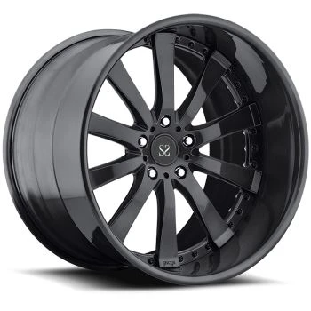 Jantes en alliage forgé 22x10J noires 2 pièces pour Land Rover Range Rover 5x120