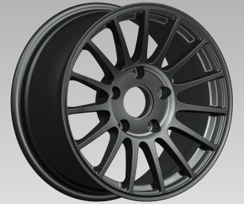 Peinture noire de roue forgée monobloc de 18 pouces pour Niva