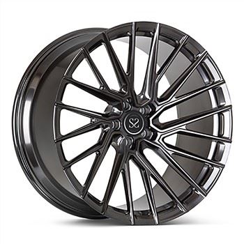 Black Design 21 Inch Customized 2-PC Jantes Roues Pour Lamborhini