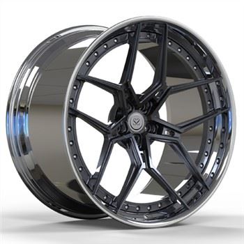 Roues de jantes 1-PC personnalisées super concaves polies de 22 pouces pour voitures de luxe