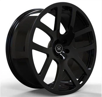 1 pièce Monobloc Forged Gloss Black Wheels 22inch 22x10 pour jantes de voiture en alliage Durango