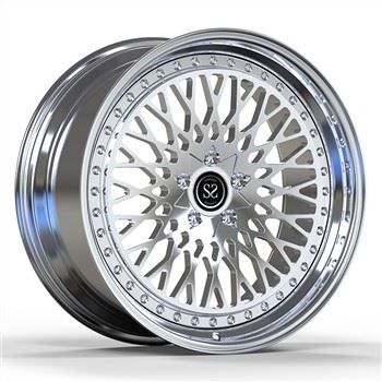 SSJK2119 6061-T6 Jantes en alliage forgé sur mesure 5x112 Jante polonaise de 20 pouces pour VW