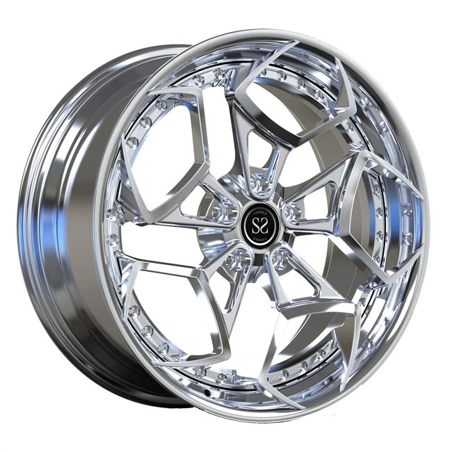 Jantes chromées 20 pouces pour Mercedes Benz A 35 2 Jantes personnalisées forgées en pièce