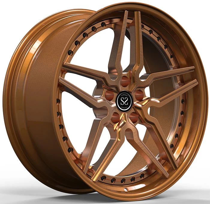 Jaguar F-Type R Aftermarket Wheels 22inch Customized Bronze Gloss ...