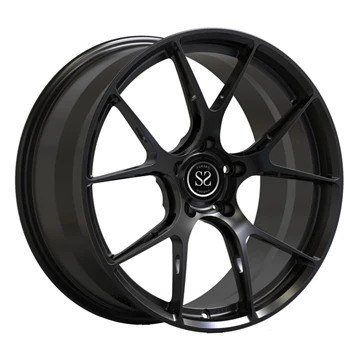 1 pièce Jantes 19 pouces Noir Satiné Disques Pour Audi S5 Monobloc Trous Sur ...