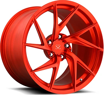 Jantes en alliage de voiture personnalisées rouges pour Porsche 911 Turbo Sta...
